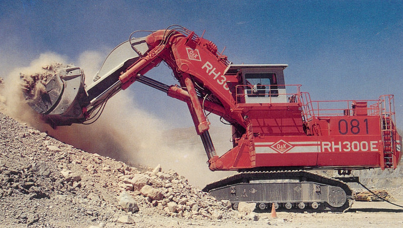 RH 300 escavatore da 530 tonnellate O & K Post-73-1106164730