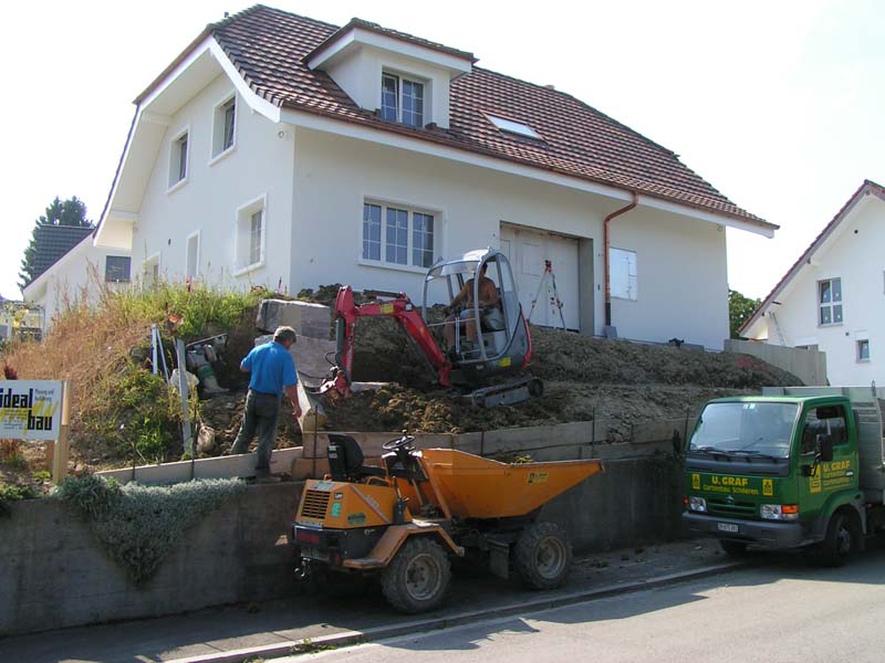 Neuanlage Gartenanlage um Einfamilienhaus Seite 3 Gartenbau
