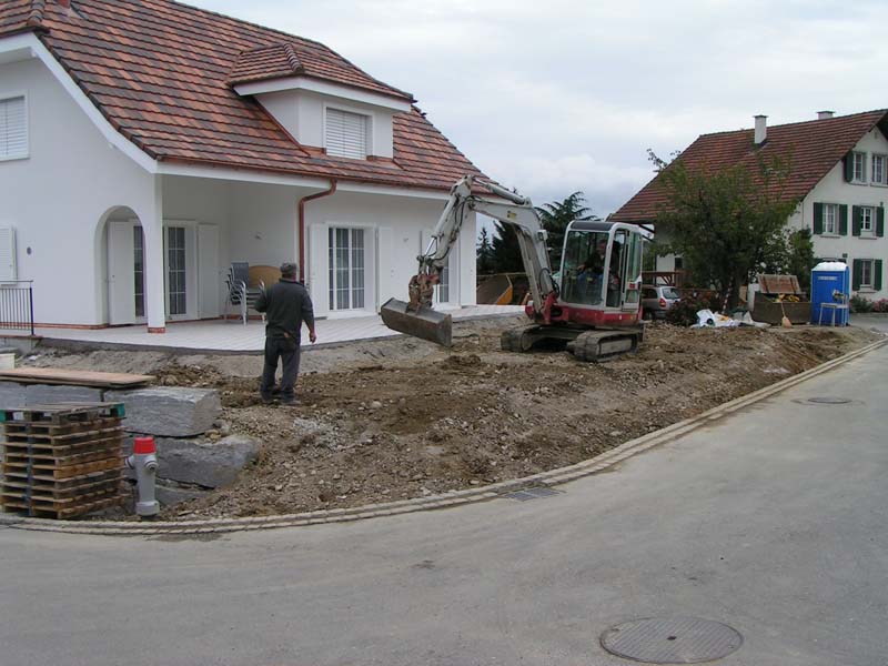 Neuanlage Gartenanlage um Einfamilienhaus Seite 4 Gartenbau