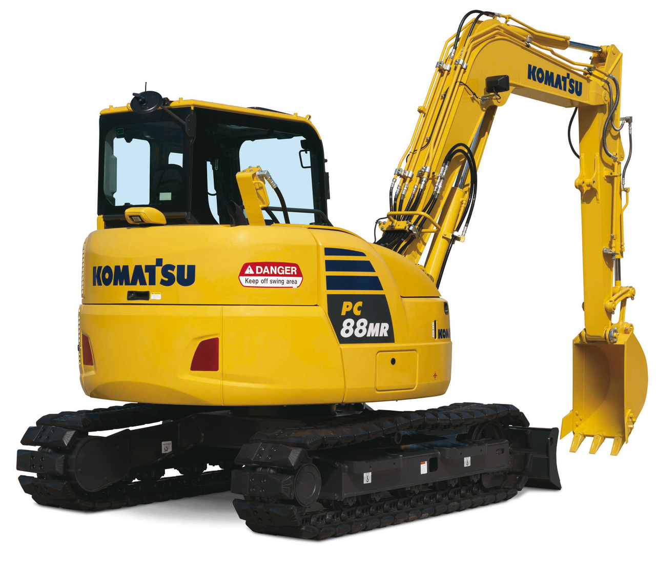 Komatsu PC88MR10 Kompaktbagger mit 8,5 Tonnen Gewicht Komatsu