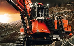 Mehr Informationen zu "Hitachi EX1200 Mining Bagger Wallpaper"