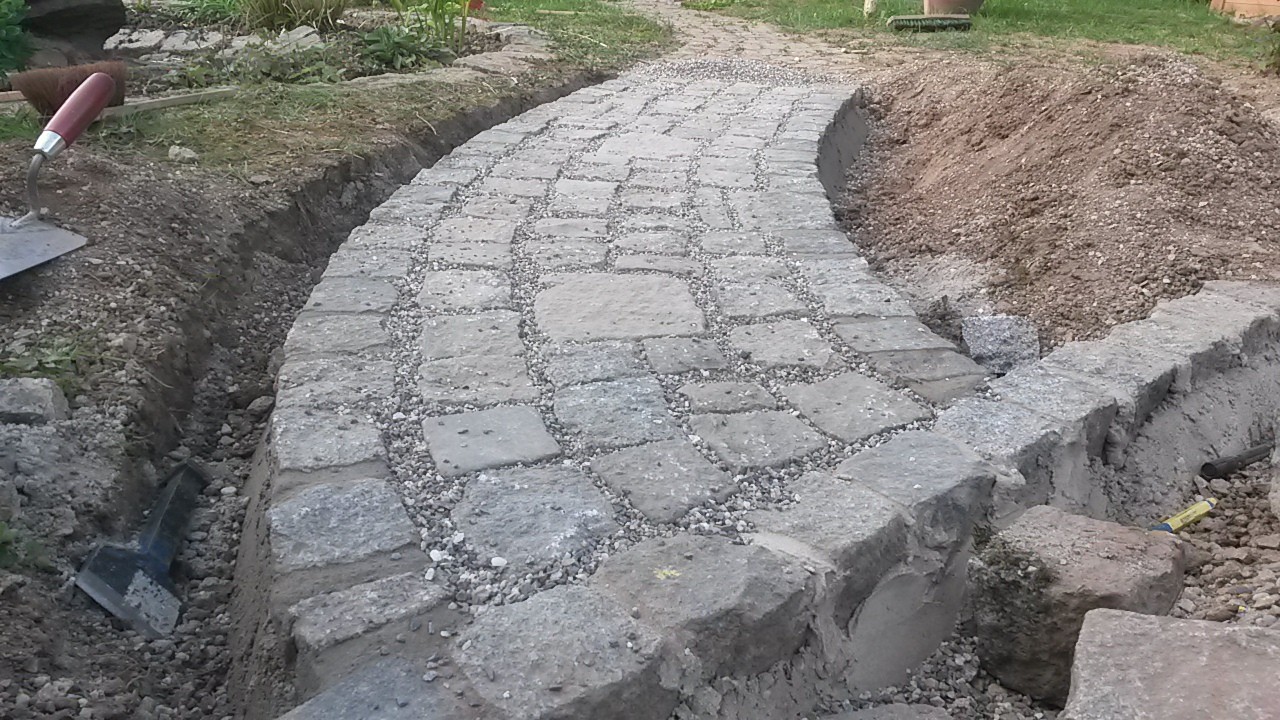 Gartenweg Aus Granit Zu Wenig Gefalle Seite 2 Strassenbau