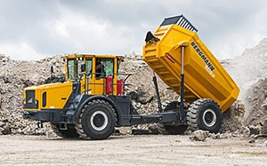 Mehr Informationen zu "Bergmann Dumper 5025 auf der steinexpo"