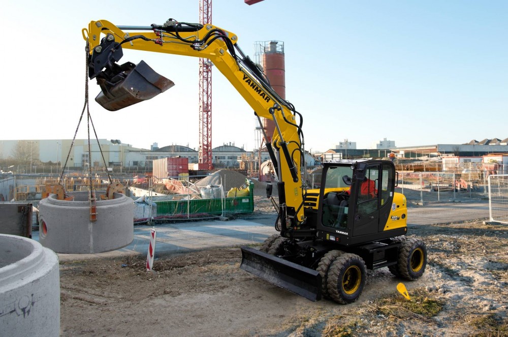 Yanmar B110W Mobilbagger