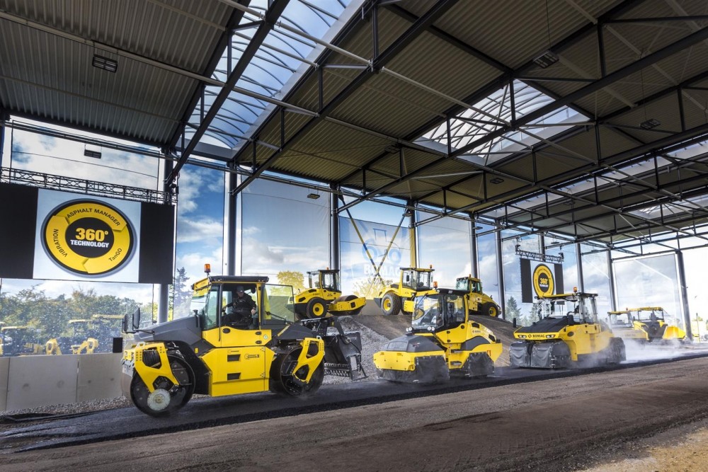 Bomag Walzen bei den Innovation Days 2017