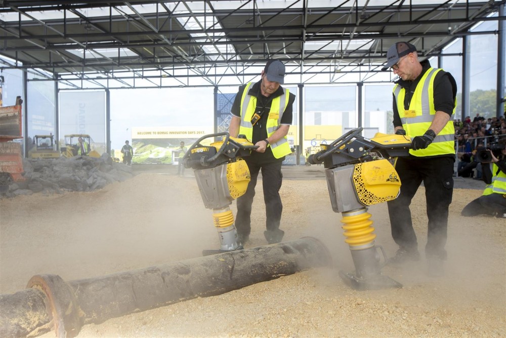 Bomag Stampfer bei den Innovation Days 2017