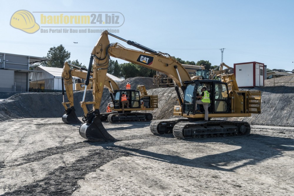 Cat Raupenbagger in Malaga 2017