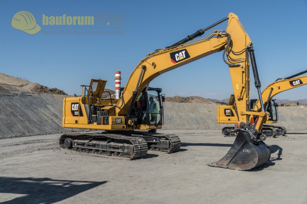 Cat 323 Raupenbagger in Malaga 2017