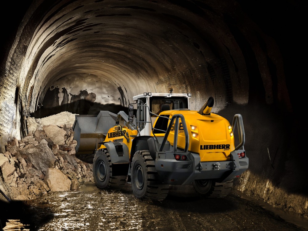 Zum Tunnel-Paket für Liebherr-Radlader gehören Schutz- und Sicherheitsmaßnahmen