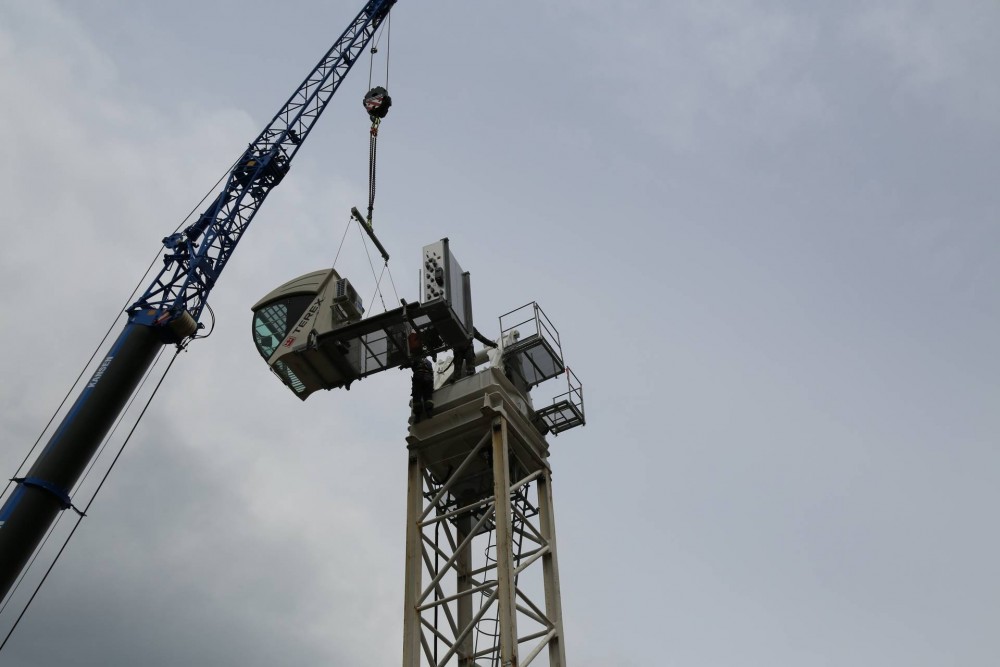 Aufbau eines Terex CTL 430-24 in Vancouver