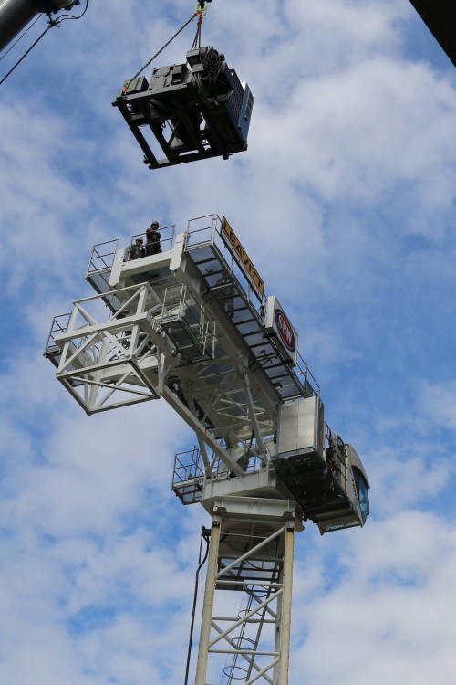 Aufbau eines Terex CTL 430-24 in Vancouver