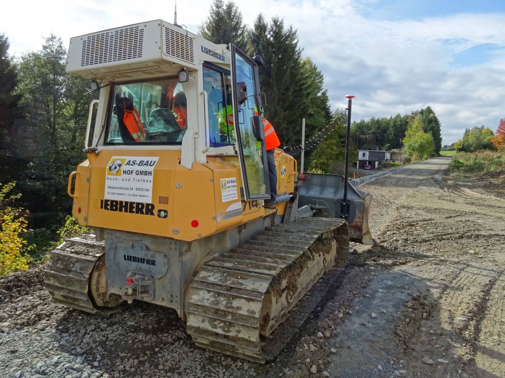 MTS-NAVI jetzt auch auf einer Liebherr PR 714 Raupe im Einsatz