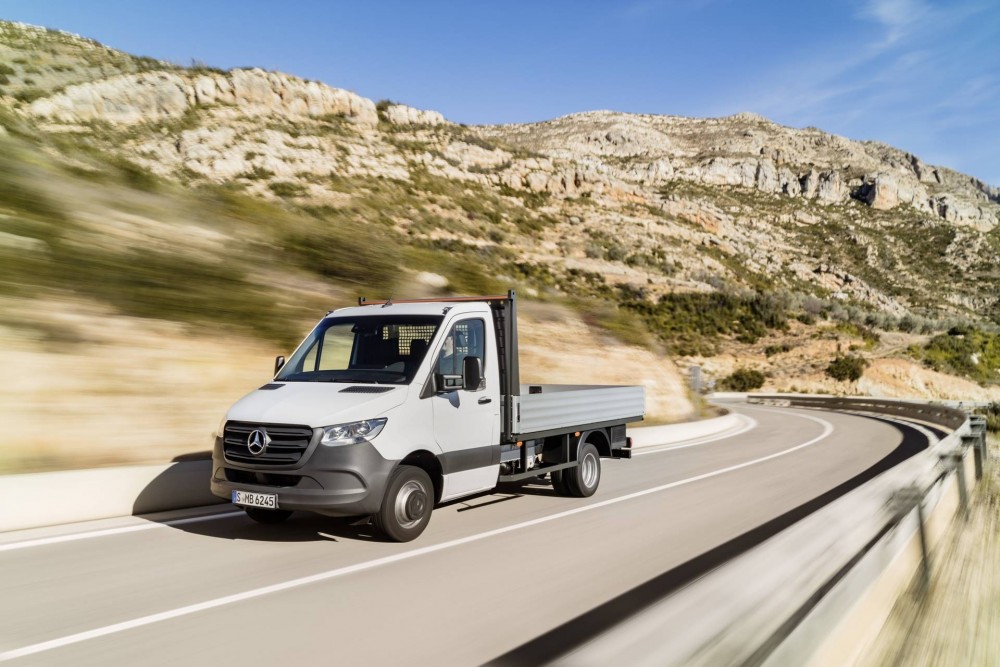 Sprinter Pritsche 2018 von Mercedes-Benz © Foto: Mercedes-Benz