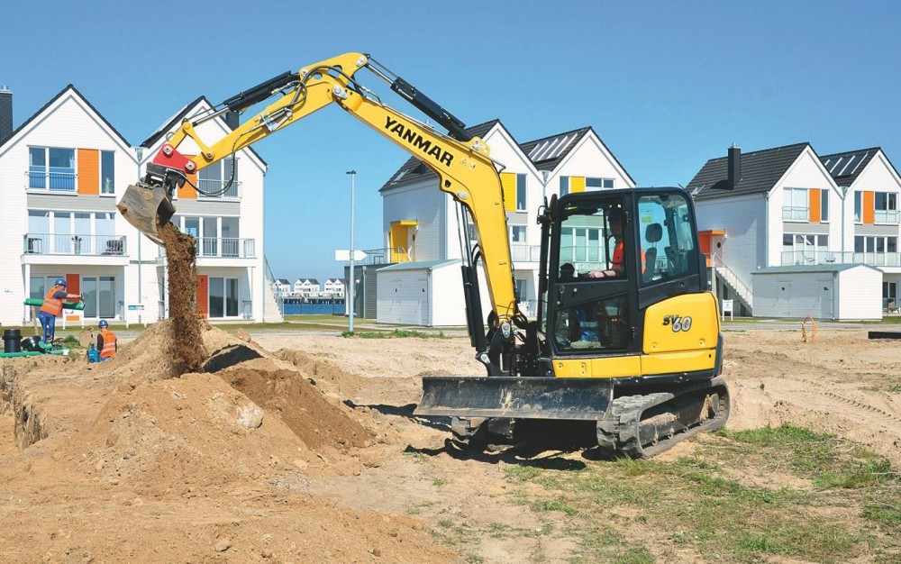 Die von HKL neu erworbenen Maschinen sind vor allem bei dem Bauvorhaben „Ostsee Resort Olpenitz“ aktiv