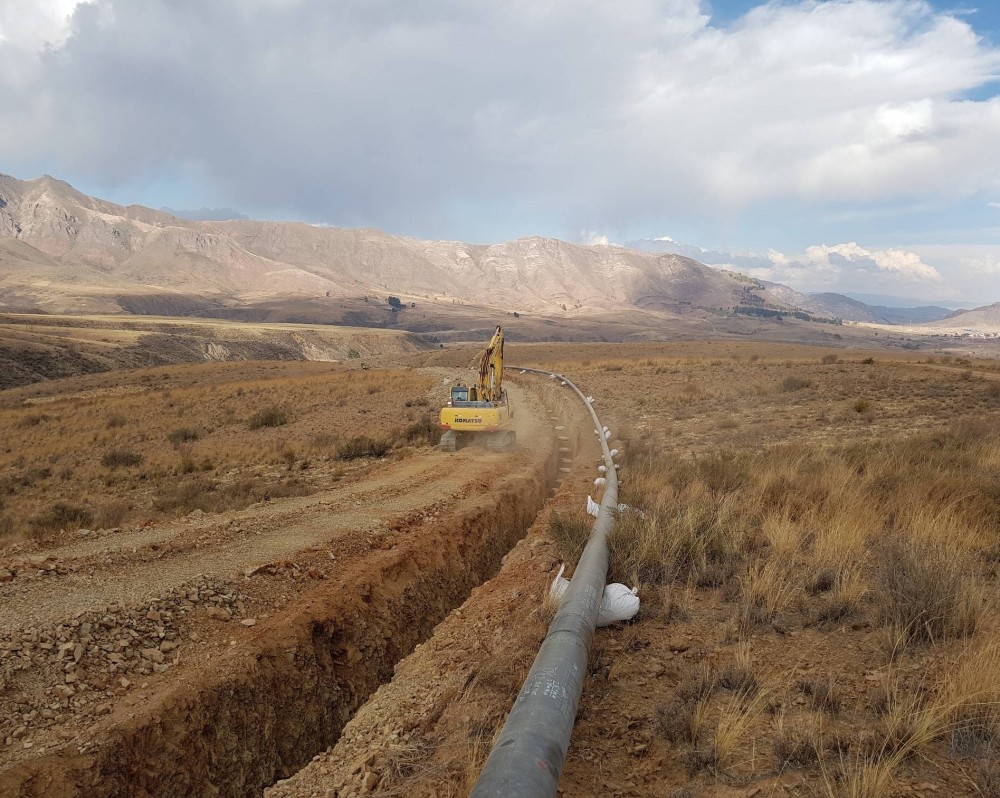 Großprojekt "Expansión Gasoducto Sucre-Potosí" in Bolivien