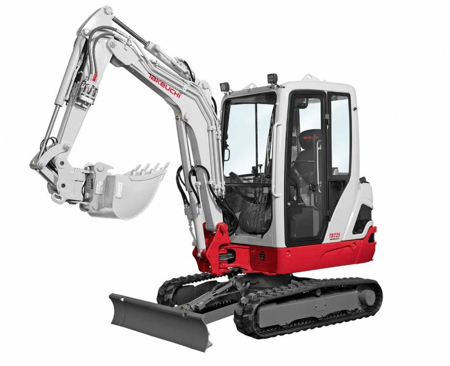 Der Takeuchi TB 225 wird auf der Galabau vorgestellt