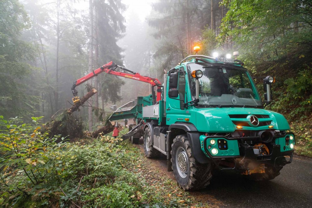 Unimog für die Forstwirtschaft