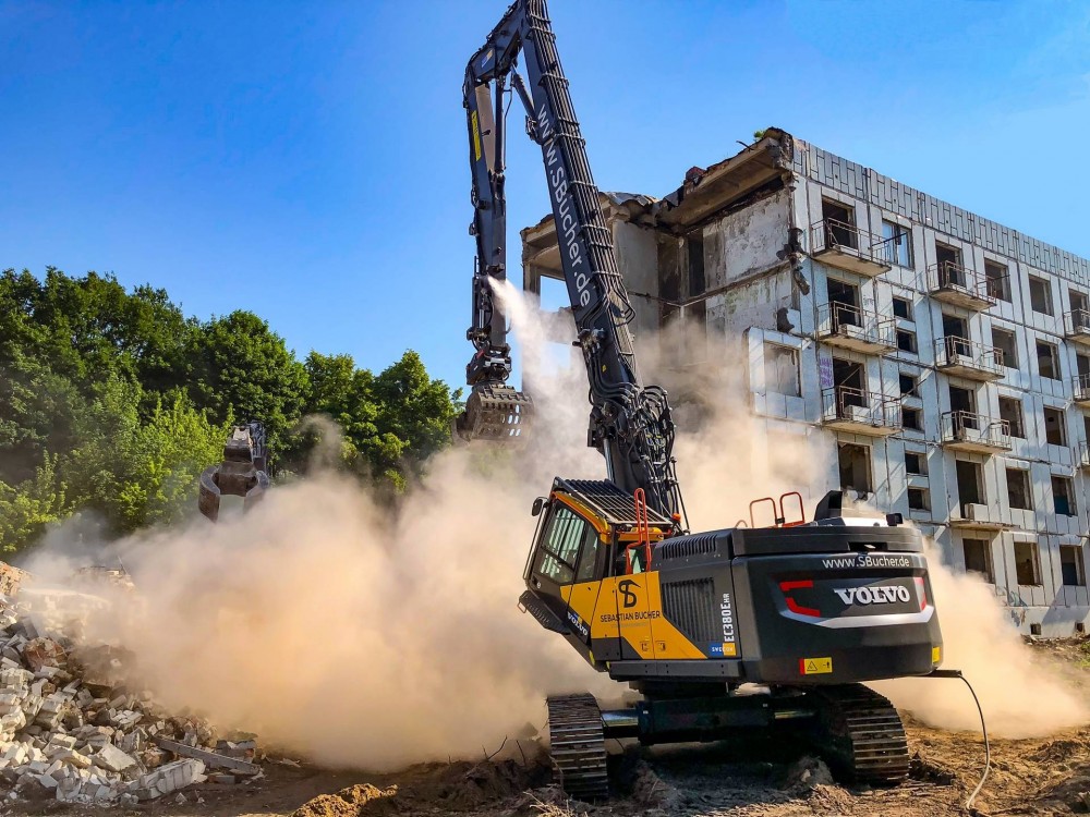 Volvo EC380EHR Kettenbagger für den Rückbau-Einsatz