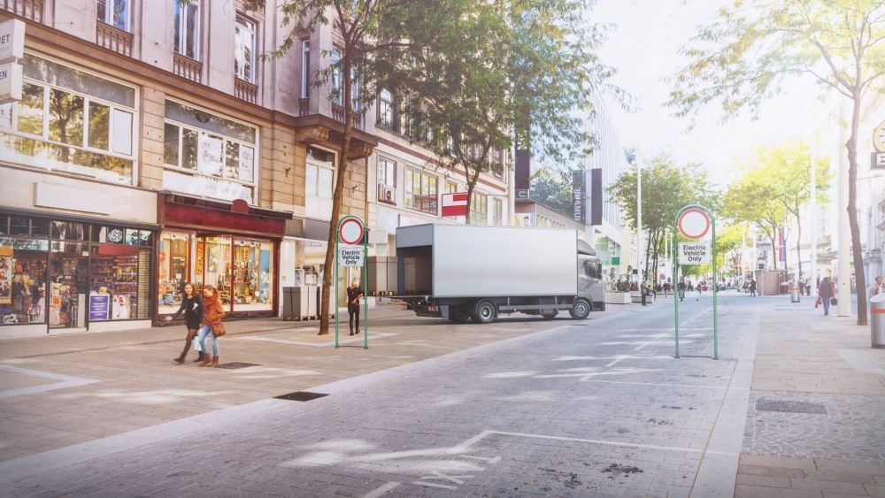 Bosch eCityTruck Antriebslösungen für den innerstädtischen Lieferverkehr