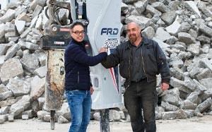 Mehr Informationen zu "FRD Fxj225 Hydraulikhammer"