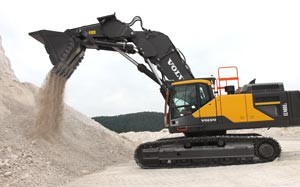 Mehr Informationen zu "Erster Hochlöffelbagger von Volvo CE"