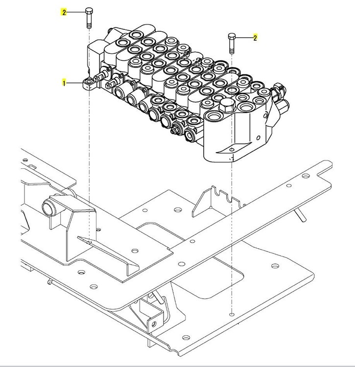 Hydrraulik Steuerblock komplett leer.JPG