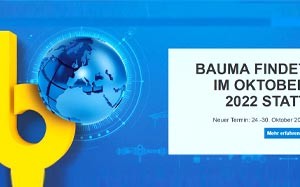 Mehr Informationen zu "Bauma wird auf Oktober 2022 verschoben"