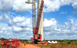 Mehr Informationen zu "Liebherr Einsatz im Windpark"