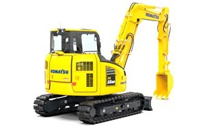 Mehr Informationen zu "Komatsu-Kompaktbagger PC88MR-11"