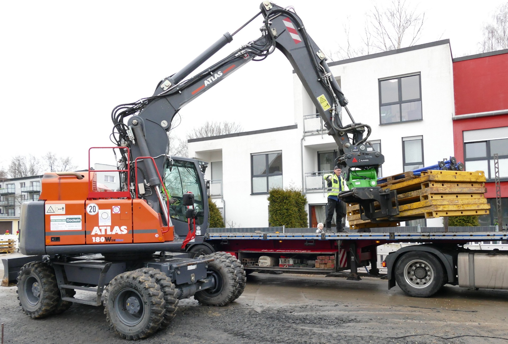 Panorama Spiegel d- 180 mm Traktor LkW Bus Baumaschine Radlader