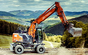 Mehr Informationen zu "Hitachi ZX175W-7 Mobilbagger"