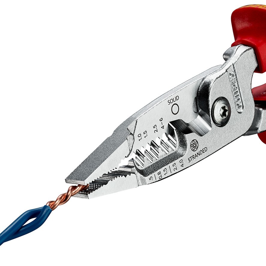 KNIPEX Multifunktions Elektrikerzange KNIPEX Baumaschinen Bau 