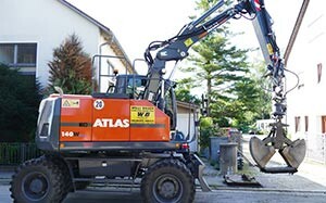 Mehr Informationen zu "ATLAS Mobilbagger 140 W"