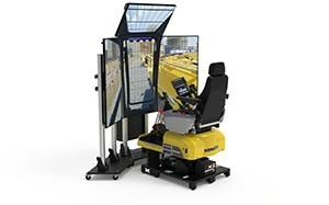 Mehr Informationen zu "Abbruchbagger-Simulator von Komatsu"