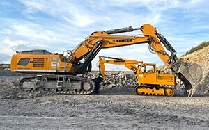 Mehr Informationen zu "Liebherr R 901 Oldtimer-Bagger"