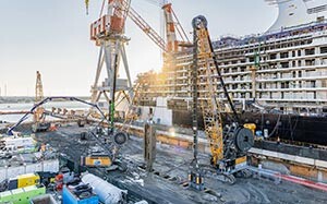 Mehr Informationen zu "Drei Seilbagger von Liebherr"