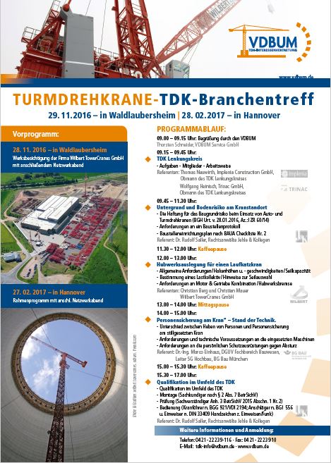 VDBUM TDK Branchentreff